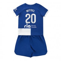 Atletico Madrid Axel Witsel #20 Replika babykläder Bortaställ Barn 2023-24 Kortärmad (+ korta byxor)